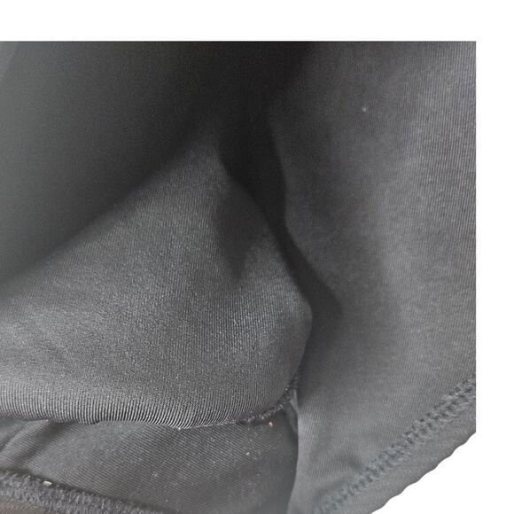 NEW no tags Ann Taylor LOFT M Beach Ribbed Belted One Piece Swimsuit Black - Picture 3 of 5